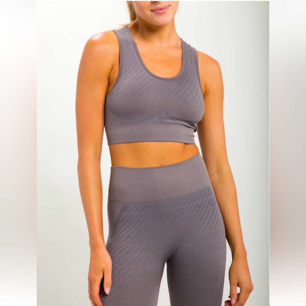 Seamless Geometric Highwaist Leggings Set